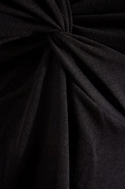 YOURS LONDON Curve Black Angel Sleeve Knot Front Top -Saga Dresses Shop 86b3f81c edb3 49 162221 Z