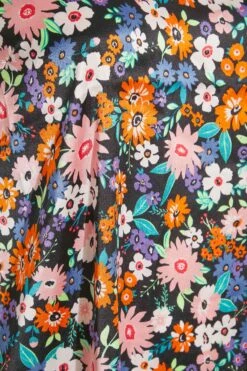 YOURS Curve Black Floral Print Satin Vest Top -Saga Dresses Shop 8768dc61 b2e5 4f 131613 Z