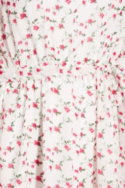 YOURS LONDON Curve White Ditsy Smock Maxi Dress 9 YOURS LONDON Curve White Ditsy Smock Maxi Dress -Saga Dresses Shop 87a4b66b 9b1c 4b 161124 S