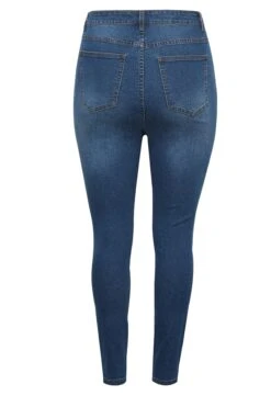 YOURS Curve Indigo Blue Rip & Repair Skinny Stretch AVA Jeans 11 YOURS Curve Indigo Blue Rip & Repair Skinny Stretch AVA Jeans -Saga Dresses Shop 88effcf5 de34 40 143259 Y