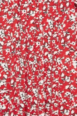 YOURS Curve Red Ditsy Print Maxi Dress -Saga Dresses Shop 88f7ad3d 6c83 44 302061 Z