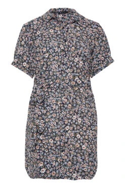 YOURS Curve Blue Floral Shirt Dress 12 YOURS Curve Blue Floral Shirt Dress -Saga Dresses Shop 89b79a91 6522 43 137438 X