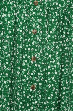 YOURS Curve Green Daisy Print Smock Dress 9 YOURS Curve Green Daisy Print Smock Dress -Saga Dresses Shop 8a7b3245 2bca 48 137336 Z