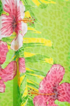 YOURS Curve Green Tropical Print Strappy Vest Top -Saga Dresses Shop 8c0fb204 b0bf 41 300759 Z