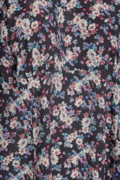 YOURS Curve Black Ditsy Print Side Split Midi Dress 9 YOURS Curve Black Ditsy Print Side Split Midi Dress -Saga Dresses Shop 8db19ea3 3542 4c 173812 Z