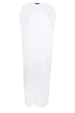 YOURS Curve White Double Layered Midi Dress -Saga Dresses Shop 94324d5f 9da5 48 302166 X