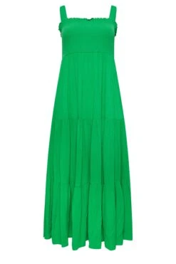 YOURS Curve Green Shirred Strappy Sundress 10 YOURS Curve Green Shirred Strappy Sundress -Saga Dresses Shop 97c8234f 10fa 4d 137432 X
