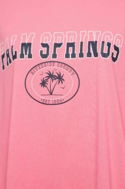 YOURS 2 PACK Curve Pink & Navy Blue Oversized Slogan Tunic Tops -Saga Dresses Shop 98967c0b ca6c 45 320772 Z