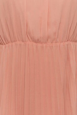 YOURS LONDON Curve Pink Pleated Maxi Dress -Saga Dresses Shop 98ce762f c9ad 4b 161883 Z