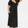 LIMITED COLLECTION Curve Black Wrap Maxi Dress