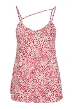 LIMITED COLLECTION Curve Pink Mixed Animal Print Strap Detail Cami Top -Saga Dresses Shop 9cddfaa5 9df1 49 214642 X