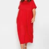 LIMITED COLLECTION Curve Red Pocket Maxi Dress
