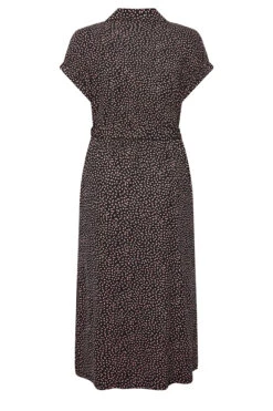 YOURS Curve Black Leaf Print Spilt Hem Midaxi Shirt Dress 11 YOURS Curve Black Leaf Print Spilt Hem Midaxi Shirt Dress -Saga Dresses Shop 9e23a814 caf2 4b 137433 Y