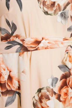 YOURS LONDON Curve Pink Floral Mesh Panel Skater Dress 9 YOURS LONDON Curve Pink Floral Mesh Panel Skater Dress -Saga Dresses Shop 9e42e655 a4d4 48 161453 Z