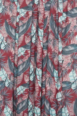 YOURS Curve Red Leaf Print Maxi Wrap Dress -Saga Dresses Shop 9f3da7fa abc5 41 302158 Z