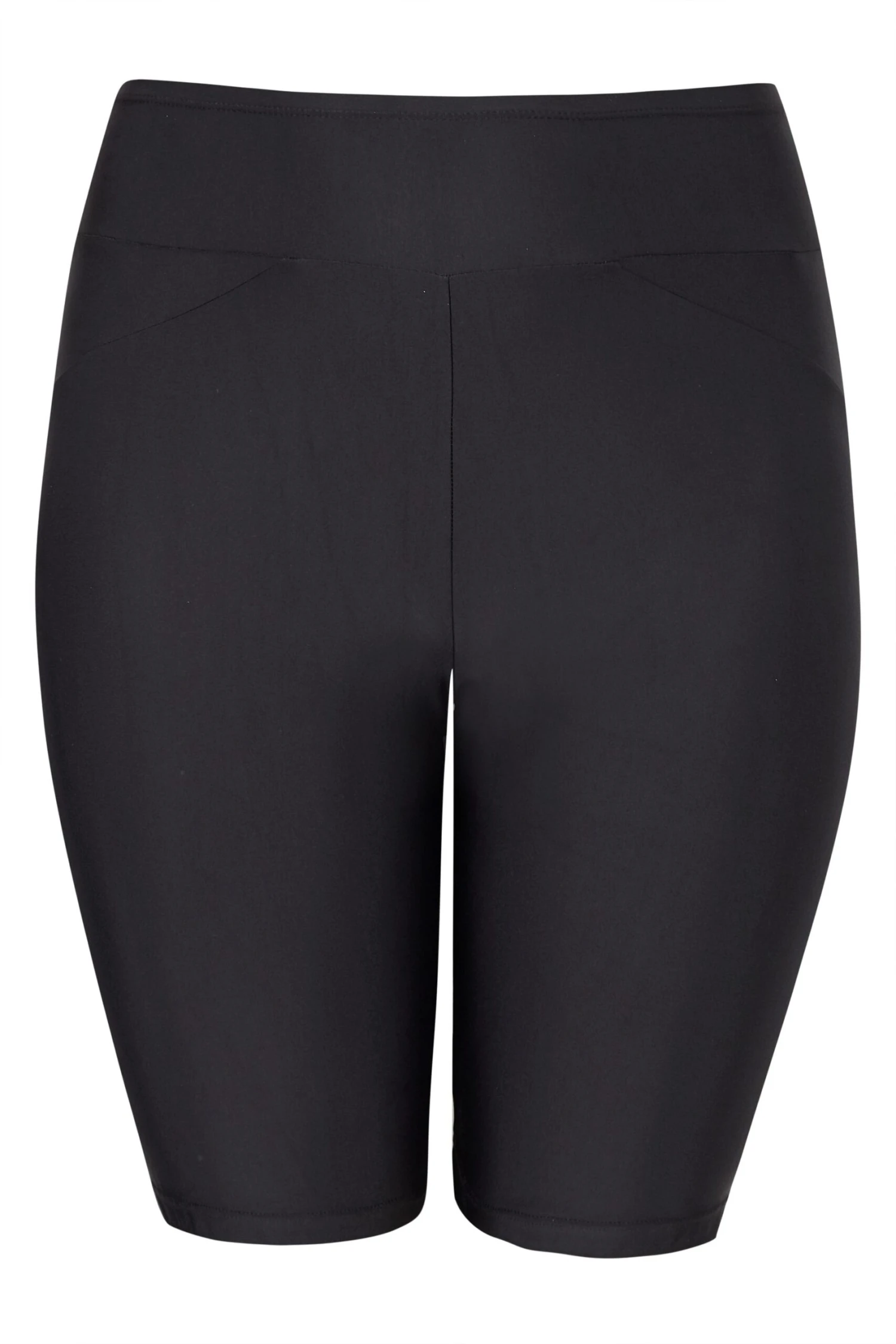 YOURS Curve Black High Waist Swim Shorts 3 YOURS Curve Black High Waist Swim Shorts - Image 3