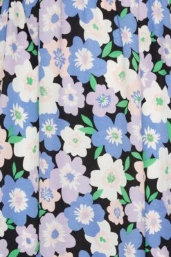 YOURS Curve Purple Floral Cold Shoulder Midaxi Dress 9 YOURS Curve Purple Floral Cold Shoulder Midaxi Dress -Saga Dresses Shop a13556f8 8302 49 137286 Z