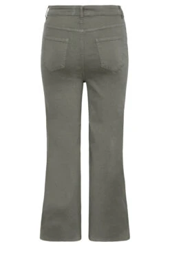 YOURS Curve Grey Stretch Wide Leg Jeans -Saga Dresses Shop a1a9197c 46d4 4c 143023 Y