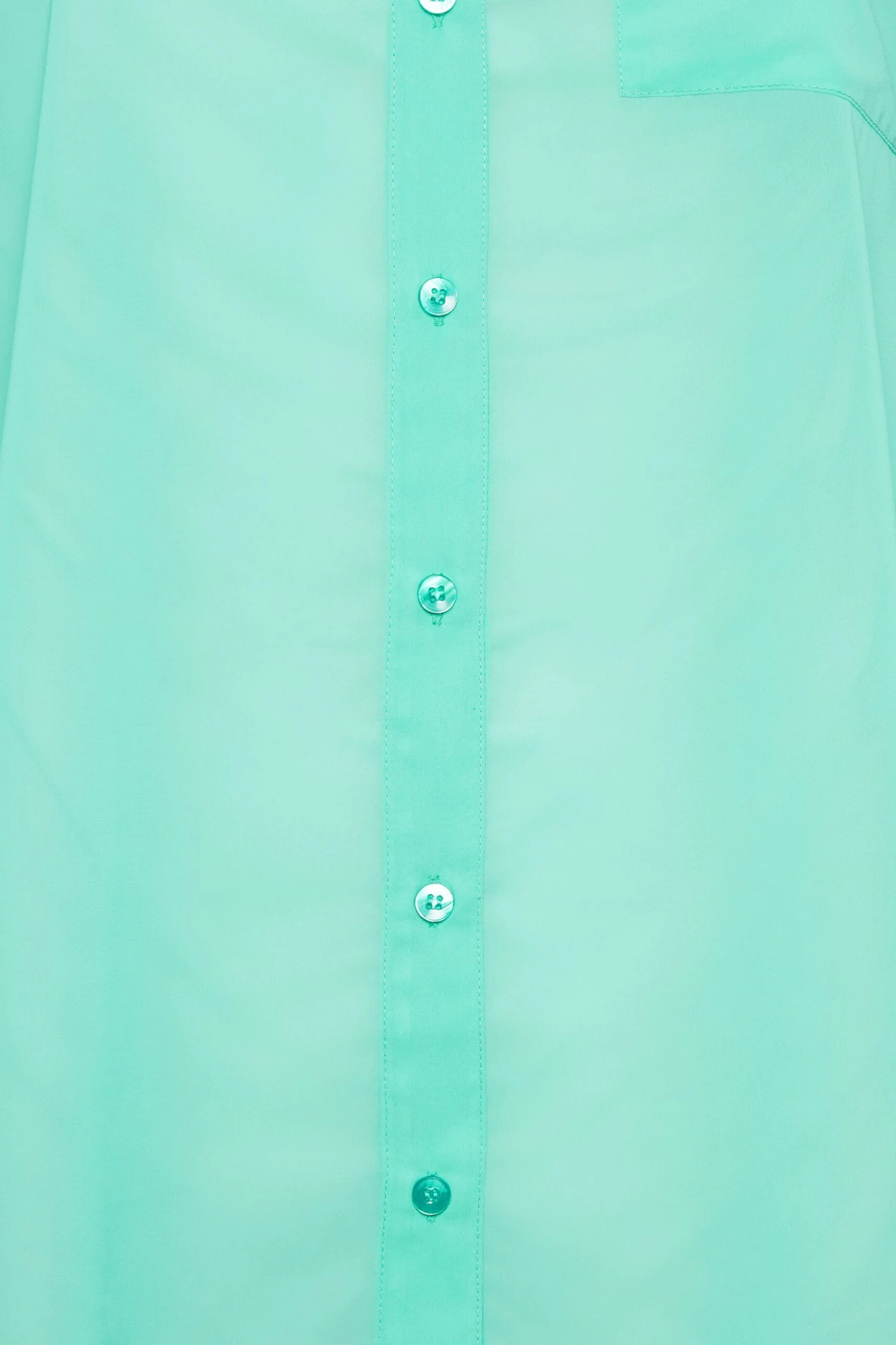YOURS LONDON Curve Turquoise Blue Pleat Sleeve Shirt 4 YOURS LONDON Curve Turquoise Blue Pleat Sleeve Shirt - Image 4