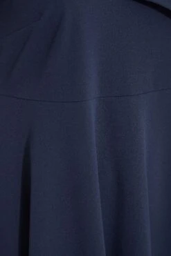 YOURS LONDON Curve Navy Blue Bardot High Low Midi Dress -Saga Dresses Shop a4b14829 601f 49 162087 Z