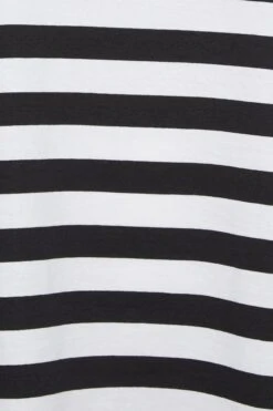 YOURS Curve Black Stripe Oversized Boxy T-Shirt -Saga Dresses Shop a6be197b 71bc 4b 320918 Z