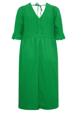 YOURS Curve Green Textured Smock Midi Dress 13 YOURS Curve Green Textured Smock Midi Dress -Saga Dresses Shop ab16e565 2fd6 48 137507 Y
