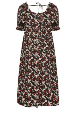 LIMITED COLLECTION Curve Black Mixed Print Sweetheart Dress 11 LIMITED COLLECTION Curve Black Mixed Print Sweetheart Dress -Saga Dresses Shop ad9c4cdd 0245 46 215679 Y