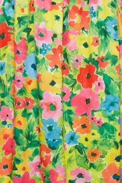 LIMITED COLLECTION Curve Green Floral Midaxi Dress 13 LIMITED COLLECTION Curve Green Floral Midaxi Dress -Saga Dresses Shop afe1ba39 331b 49 215507 Z