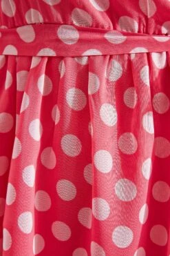 YOURS LONDON Curve Pink Polka Dot Ruffle Wrap Top 9 YOURS LONDON Curve Pink Polka Dot Ruffle Wrap Top -Saga Dresses Shop b23361e5 adb7 4c 161315 ZR