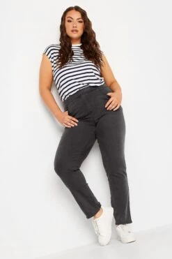 YOURS Curve Black Low Rise Jeggings
