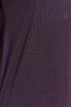 LIMITED COLLECTION Curve Purple Ribbed Dress 9 LIMITED COLLECTION Curve Purple Ribbed Dress -Saga Dresses Shop b5c80379 7d16 4a 215185 Z