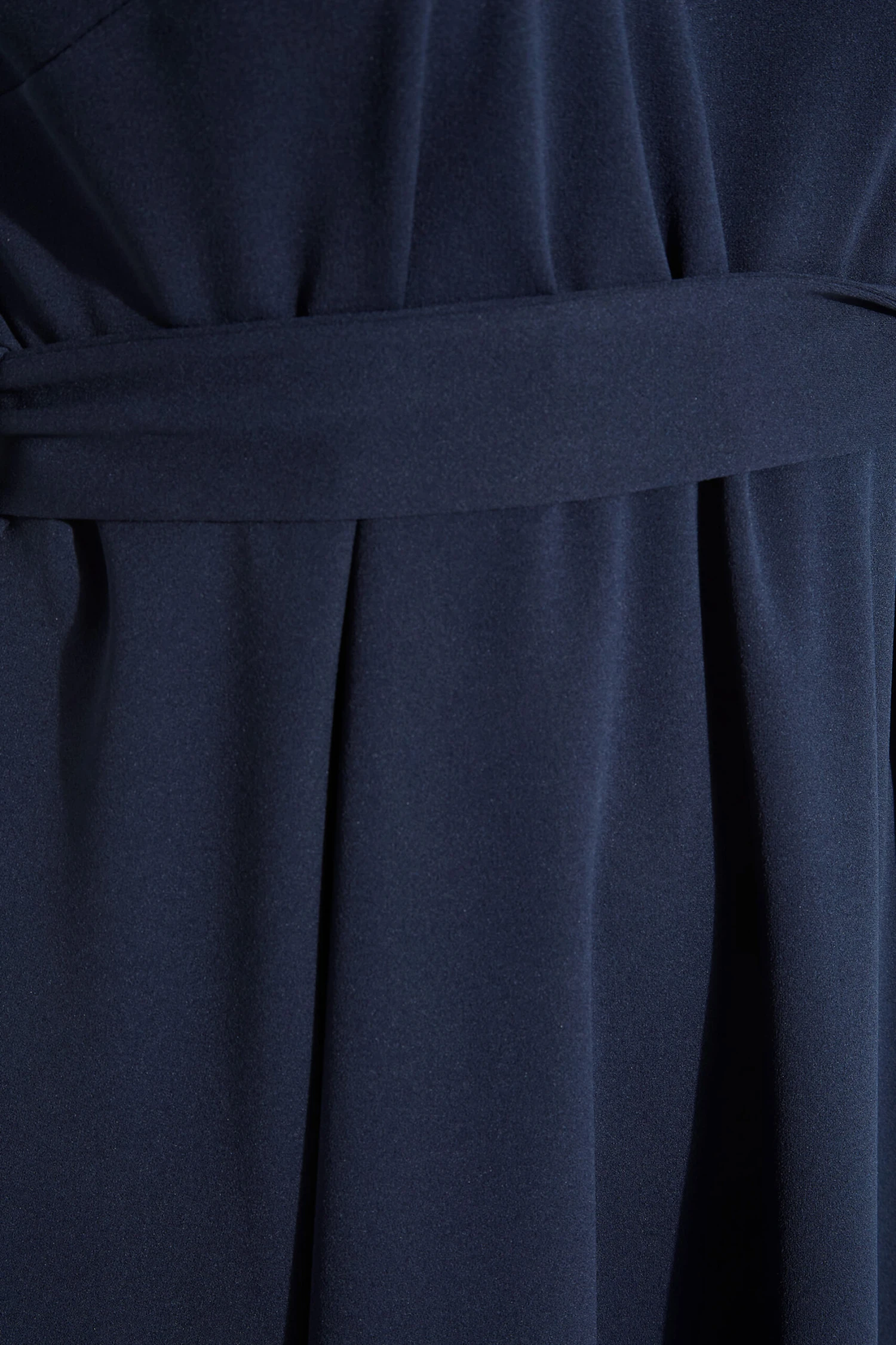 YOURS LONDON Curve Navy Blue Mesh Panel Skater Dress 4 YOURS LONDON Curve Navy Blue Mesh Panel Skater Dress - Image 4