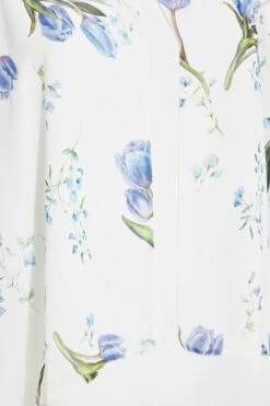 YOURS Curve White Floral Double Layered Blouse -Saga Dresses Shop bbd6aa3f d7f4 4b 173821 Z