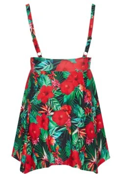 YOURS Curve Green Tropical Floral Print Swim Dress 13 YOURS Curve Green Tropical Floral Print Swim Dress -Saga Dresses Shop bc635fa3 35b0 43 150307 Y