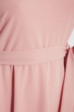 YOURS LONDON Curve Pink Mesh Panel Skater Dress -Saga Dresses Shop bd0b4b20 20e5 4d 161366 Z