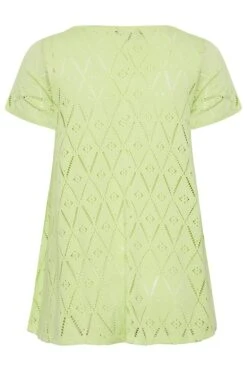 YOURS Curve 2 PACK Black Broderie Swing T-Shirts -Saga Dresses Shop bdc3baf2 6519 4a 321029 Y