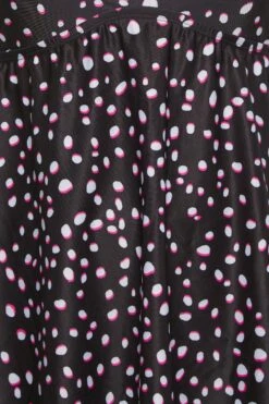 YOURS Curve Black Spot Print Mesh Panel Swimdress -Saga Dresses Shop be8fcfd1 c7a1 4b 150305 Z