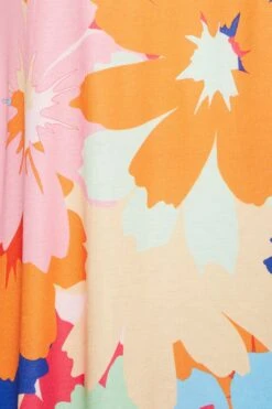 LIMITED COLLECTION Curve Pink Floral Print Cami Maxi Dress -Saga Dresses Shop c66ba4fe 12a5 46 215559 Z