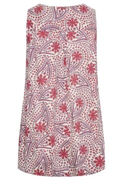 YOURS Curve Red Floral Paisley Print Swing Top 11 YOURS Curve Red Floral Paisley Print Swing Top -Saga Dresses Shop c83b8384 b878 42 131996 Y