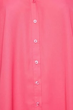 LIMITED COLLECTION Curve Pink Lace Insert Blouse -Saga Dresses Shop cc7c94a7 2f9e 4c 215736 Z