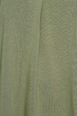 YOURS Curve Khaki Green Marl V-Neck Top -Saga Dresses Shop cd42982c 9967 49 174269 Z