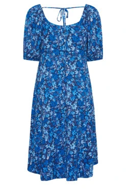 YOURS Curve Blue Ditsy Print Square Neck Midaxi Dress 11 YOURS Curve Blue Ditsy Print Square Neck Midaxi Dress -Saga Dresses Shop d11361f0 c871 42 137513 Y