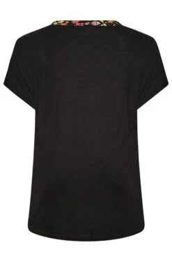 YOURS Curve Black Floral Blouse -Saga Dresses Shop d1ec0a85 07fa 41 174401 Y