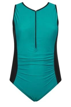 YOURS Curve Blue Zip Front Tummy Control Swimsuit 12 YOURS Curve Blue Zip Front Tummy Control Swimsuit -Saga Dresses Shop d5c91c24 9b45 43 150279 X