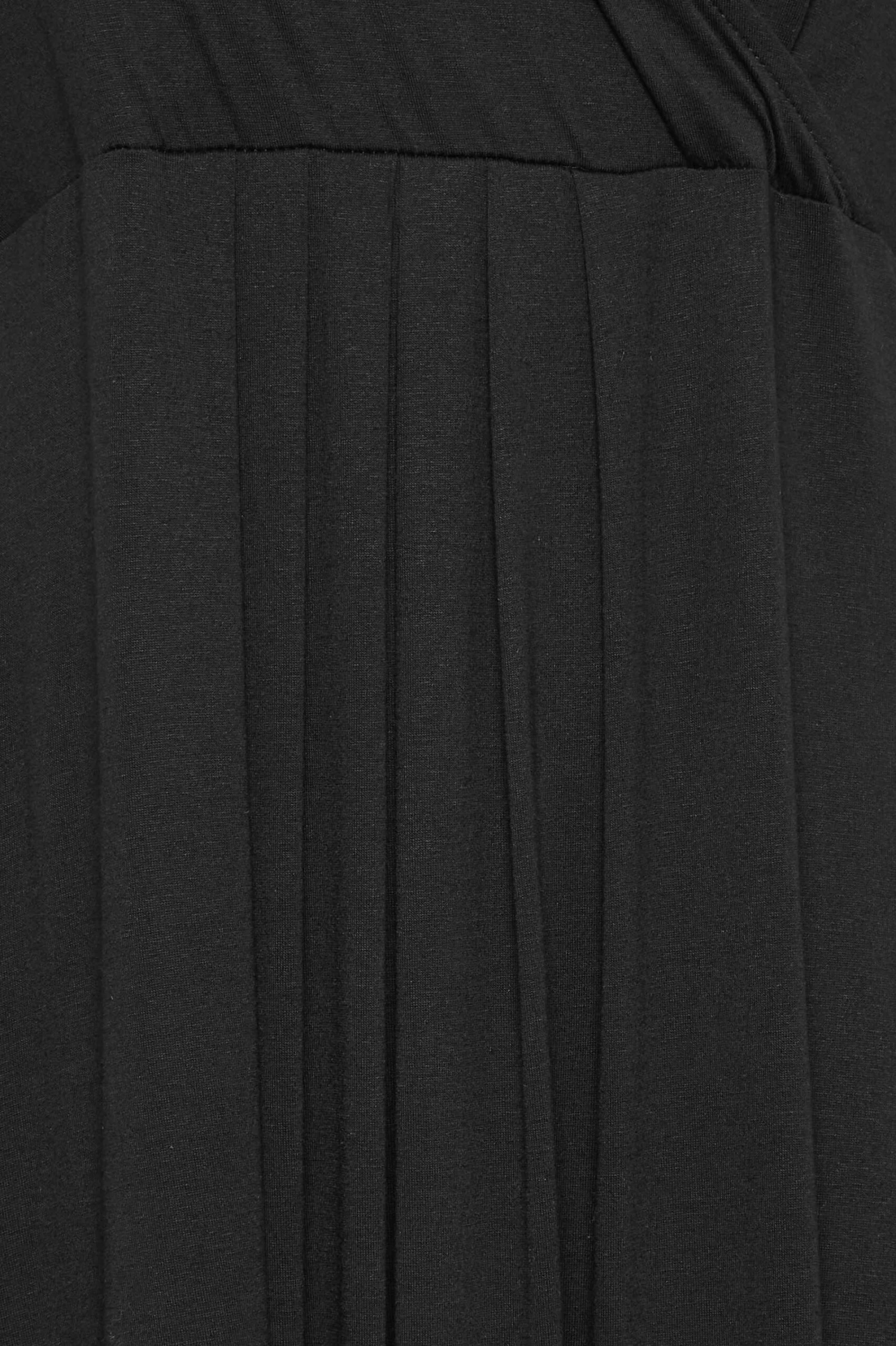 LIMITED COLLECTION Curve Black Wrap Maxi Dress 4 LIMITED COLLECTION Curve Black Wrap Maxi Dress - Image 4
