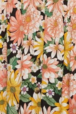 YOURS Curve Black Floral Button Strappy Sundress 9 YOURS Curve Black Floral Button Strappy Sundress -Saga Dresses Shop d6aa8764 dd0e 44 137396 Z