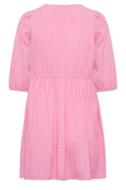 YOURS Curve Pink Textured Wrap Top 11 YOURS Curve Pink Textured Wrap Top -Saga Dresses Shop d75235c7 3e77 4a 131752 Y