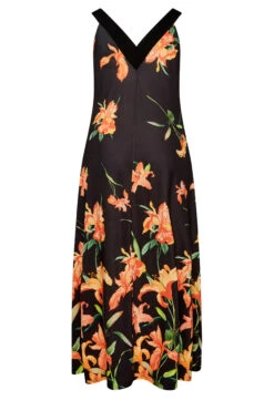 YOURS LONDON Curve Black Floral Maxi Dress -Saga Dresses Shop da1b44c0 73d8 4e 162184 Y