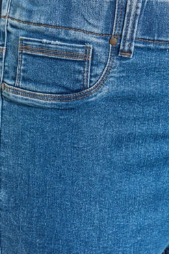 YOURS Curve Blue Ripped GRACE Stretch Jeggings -Saga Dresses Shop ddbcf32f 2840 48 143079 Z