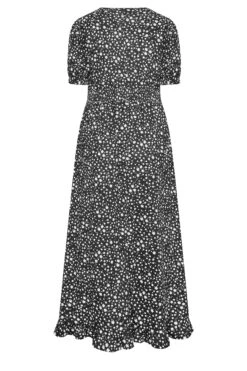 LIMITED COLLECTION Curve Black Floral Print Maxi Dress -Saga Dresses Shop de3e8b2f 1977 47 215793 Y